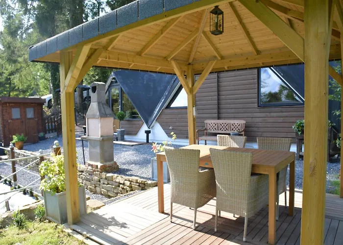 Chalet In With Roof Terrace, Garden, Bbq